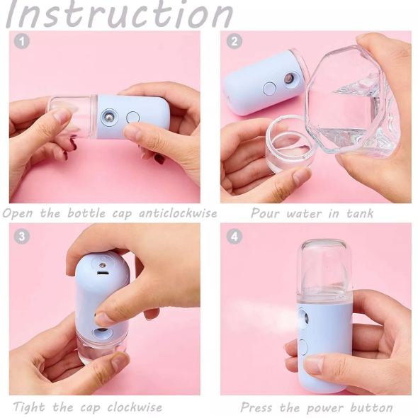 Nano Mist Sprayer – Mini pulverizator dezinfectant slider