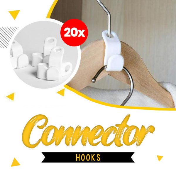 Connector hooks – Cârlige pentru economisirea spațiului (20 buc)