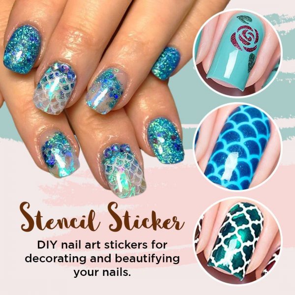 Nailart – Șabloane pentru unghii (144 bucăți) slider