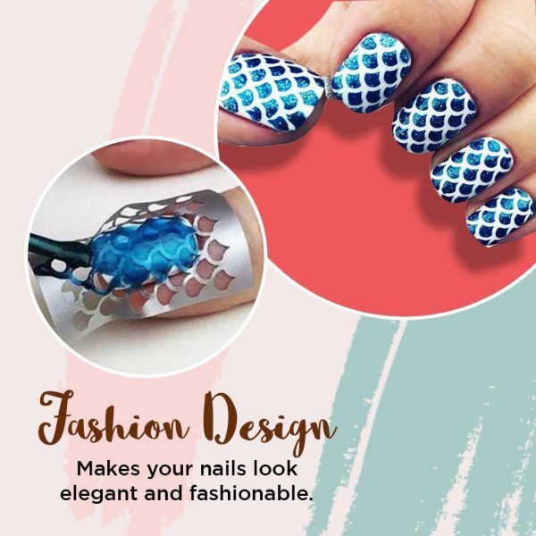 Nailart – Șabloane pentru unghii (144 bucăți) slider