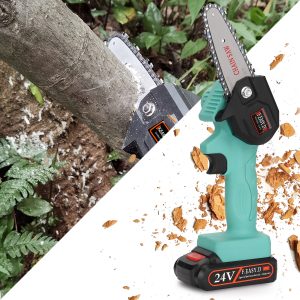 Mini wireless chainsaw – Mini-ferăstrău fără fir 03