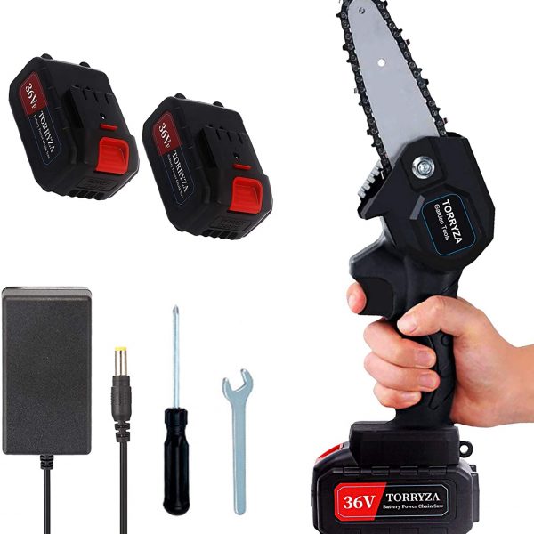 Mini wireless chainsaw – Mini-ferăstrău fără fir slider
