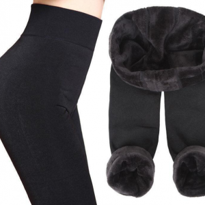 Winter Leggings – Pantaloni de iarnă călduroși cu lână moale 03