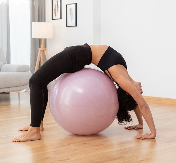 Yoga exercise ball – Minge pentru exerciții de yoga slider