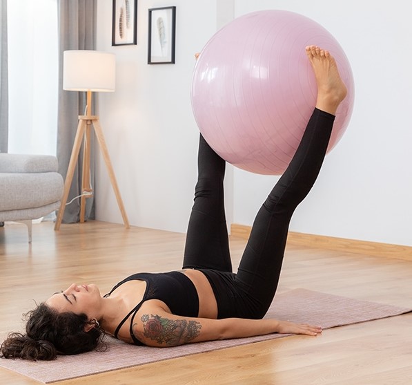 Yoga exercise ball – Minge pentru exerciții de yoga slider