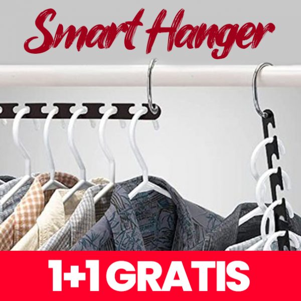 Smart Hanger – Cuier inteligent pentru 40 de haine (1+1 GRATIS)
