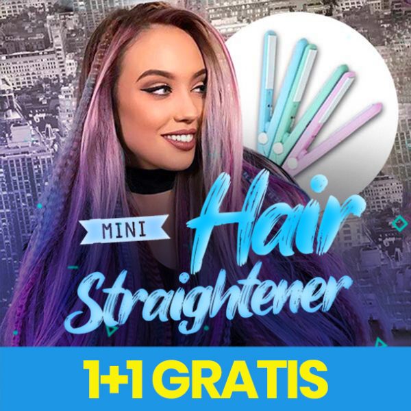 Mini hair straightener – Mini placă pentru îndreptat părul (1+1 GRATIS)