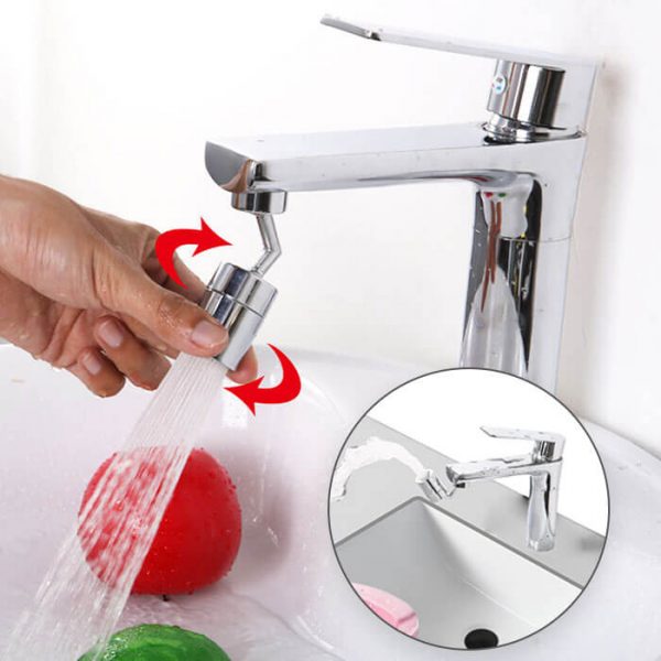 360° rotating faucet – Robinet rotativ 360° 1+1 GRATIS slider