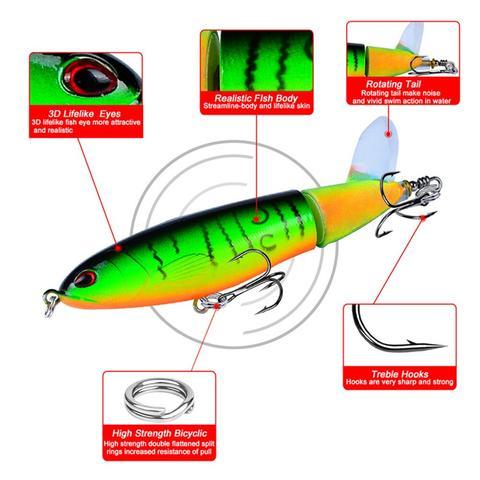 3D Fish Bait – Ochi forma de pește aborda cârlig (1+1 GRATIS) slider