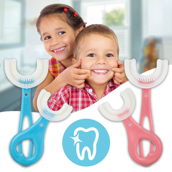 Kidsbrush – Periuță de dinți cu formă inovatoare (2 buc)