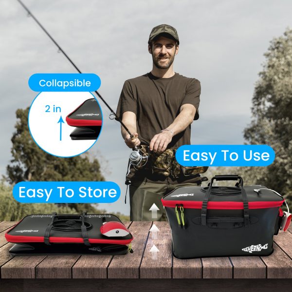 Foldable fishing bucket – Găleată de pescuit pliabilă slider
