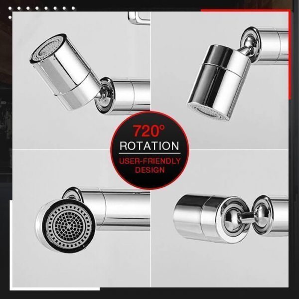 360° rotating faucet – Robinet rotativ 360°