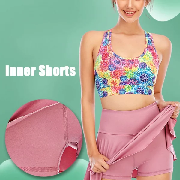 Fusta Lalloo cu pantaloni scurți încorporați slider