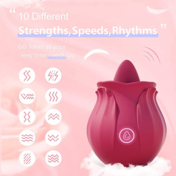 Rose flower – LIMBĂ VIBRATOR PENTRU FEMEI slider