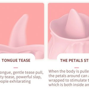 Rose flower – LIMBĂ VIBRATOR PENTRU FEMEI 03