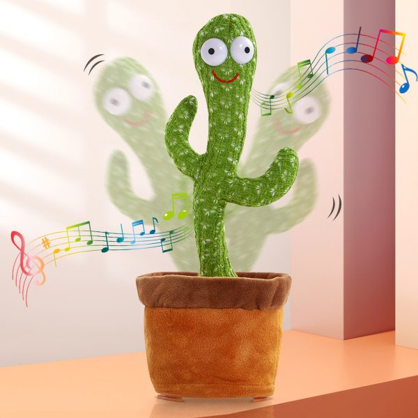 Happy cactus – Un cactus moale care cântă, dansează, redă muzică și repetă cuvinte slider