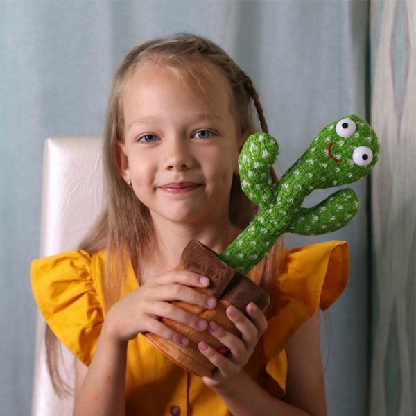 Happy cactus – Un cactus moale care cântă, dansează, redă muzică și repetă cuvinte slider