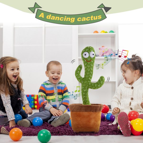 Happy cactus – Un cactus moale care cântă, dansează, redă muzică și repetă cuvinte slider