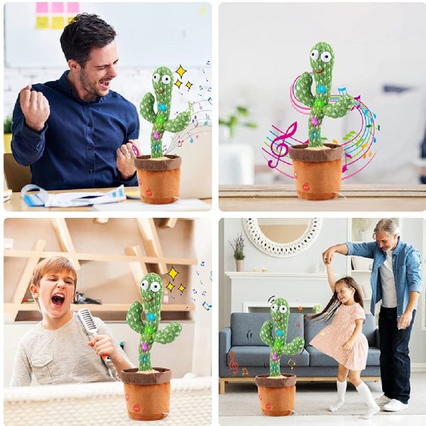 Happy cactus – Un cactus moale care cântă, dansează, redă muzică și repetă cuvinte 03